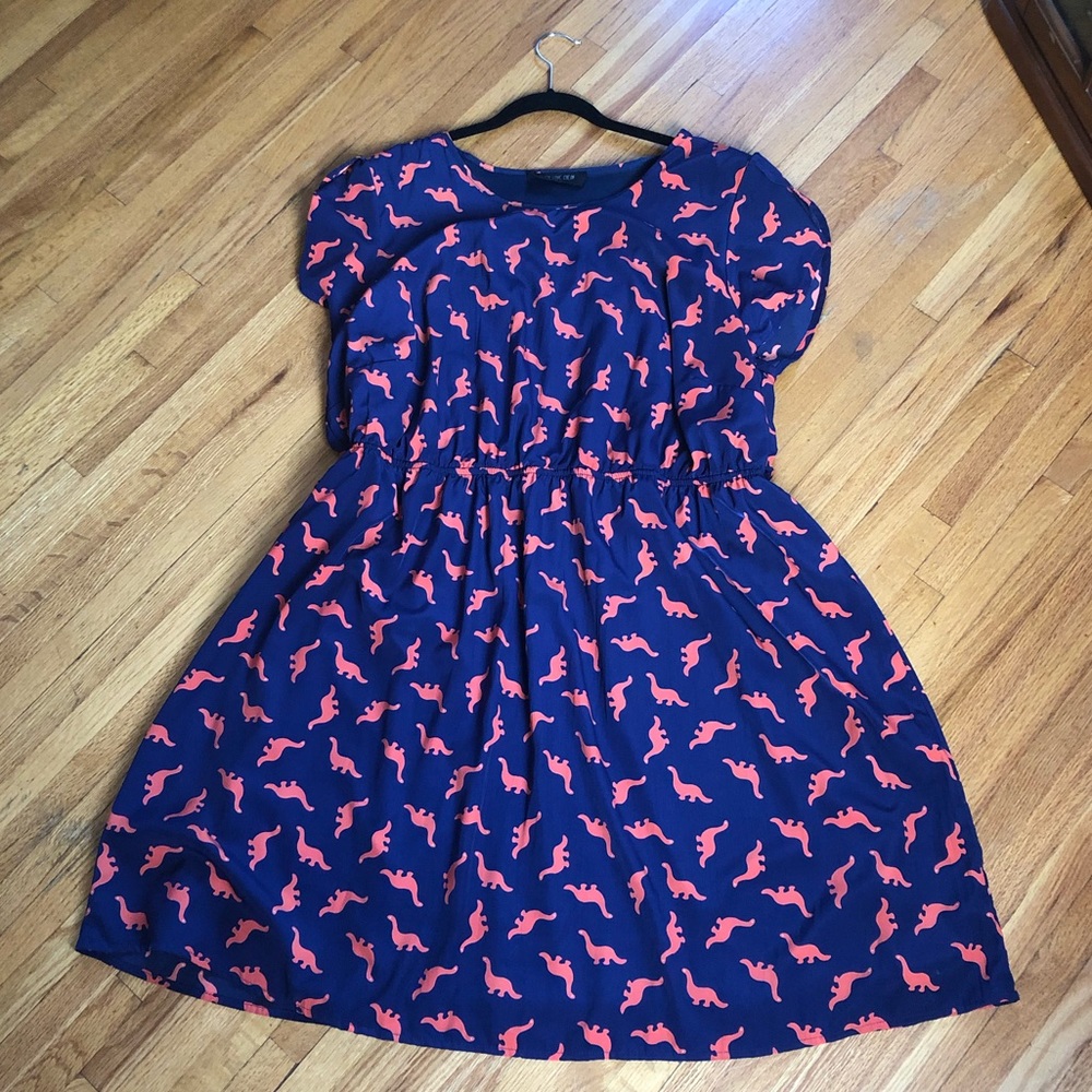 Peach Love California Dinosaur Dress